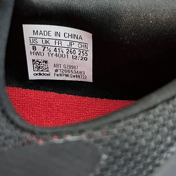 Adidas X9000L4‎ ‘Chinese New Year’ Black Red GZ8987 Men Size 8 - Picture 12 of 12